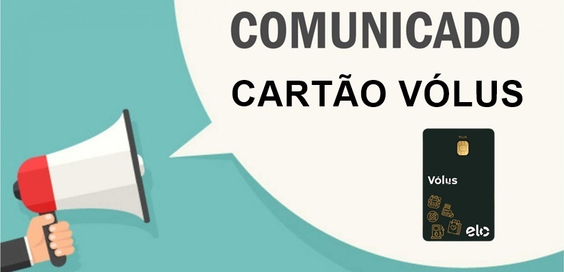 Comunicado importante sobre o Cartão Vólus