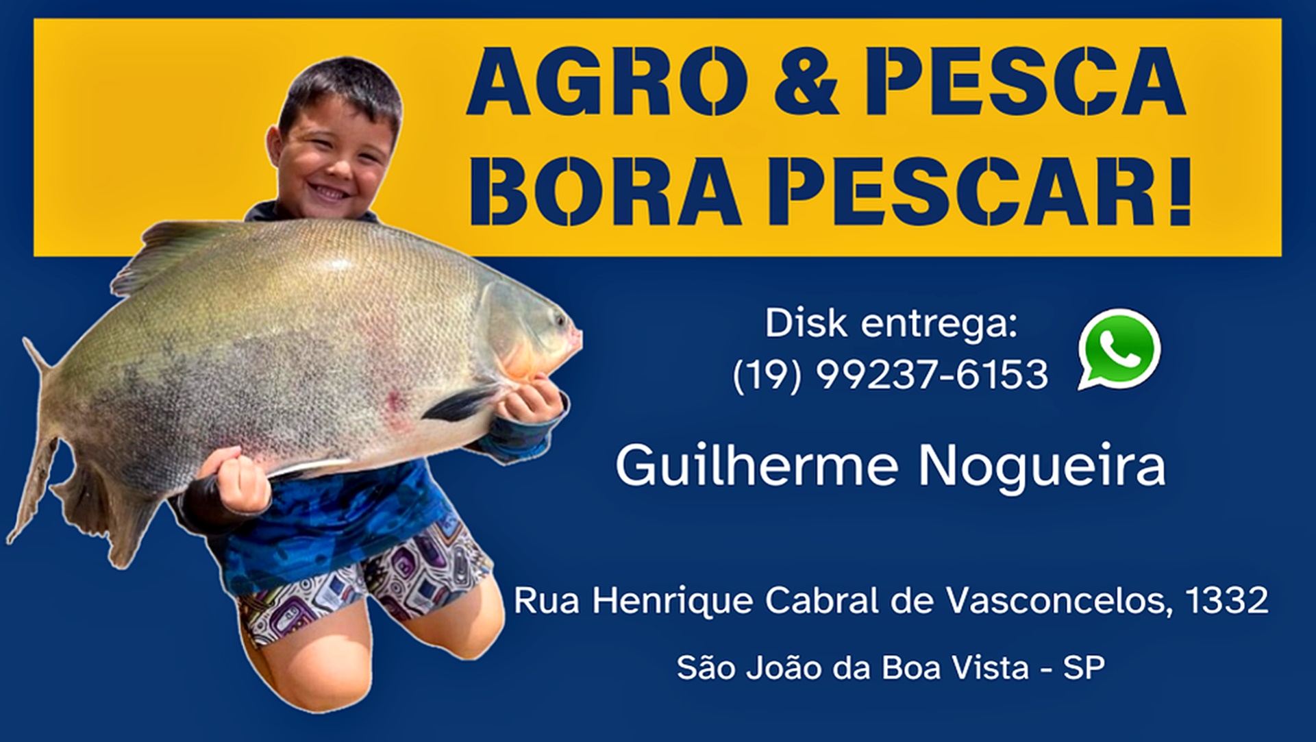 Agro & Pesca, Bora Pescar – desconto de 5%